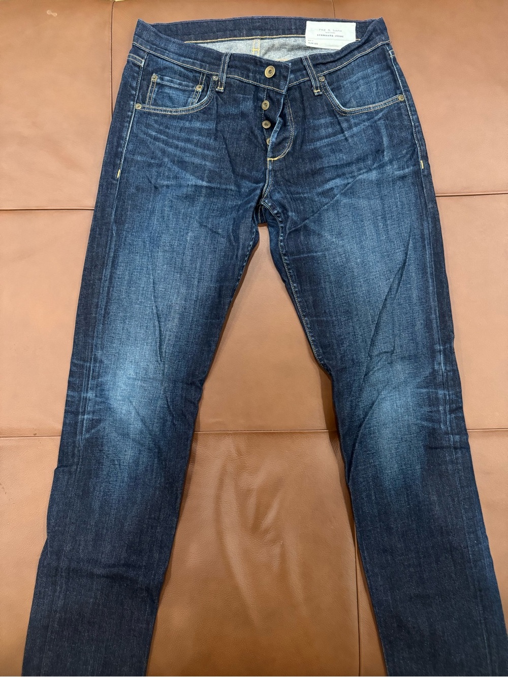 Rag & Bone Men's Dark Blue Slim Fit Jeans Size 32